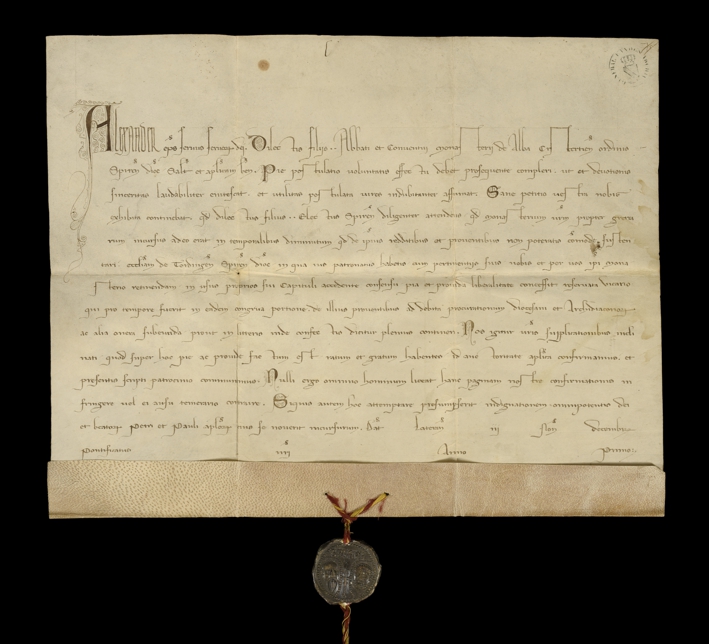 Urkunde vom 26. und 27. Juni 1259, Rückseite
