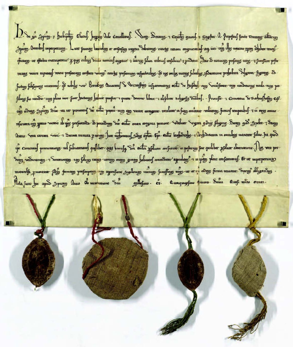 Urkunde vom 4. April 1255