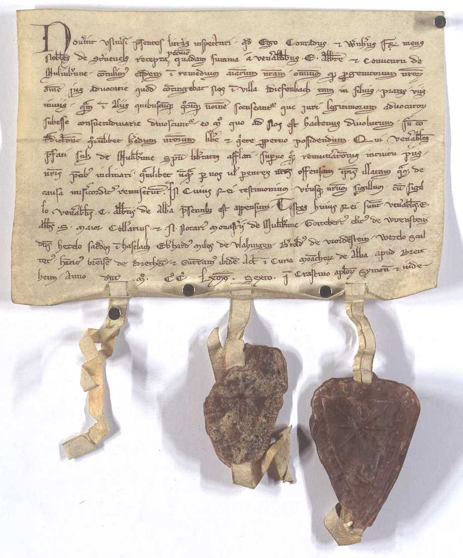 Urkunde vom 29. Oktober 1266