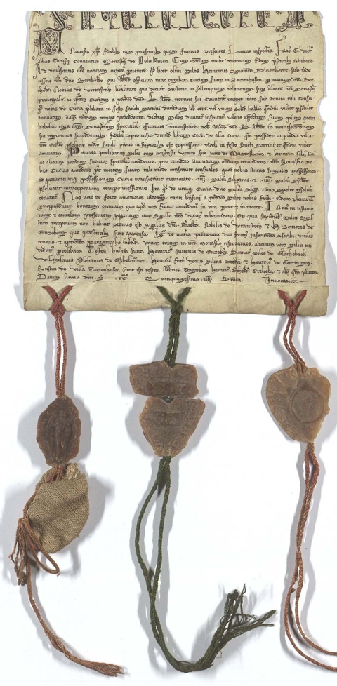 Urkunde von 1. März 1254