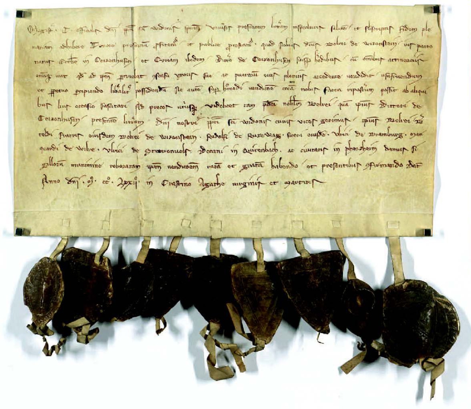 Urkunde vom 6. Februar 1272