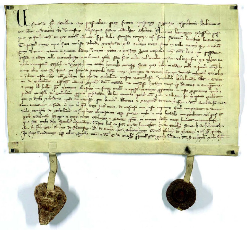 Urkunde vom 25. Februar 1276