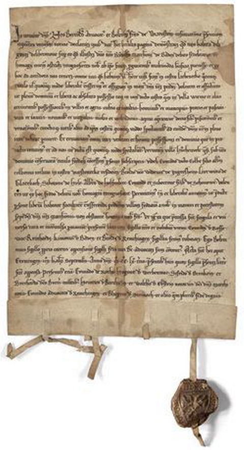 Urkunde vom 29. Augunst 1263